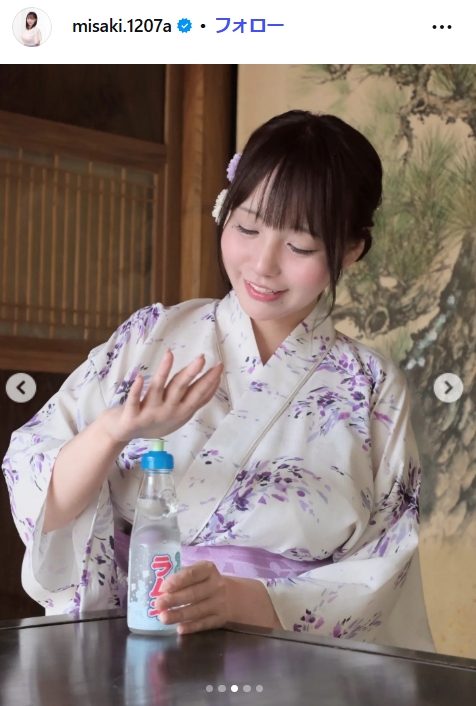 藤田美咲アナのインスタグラムから