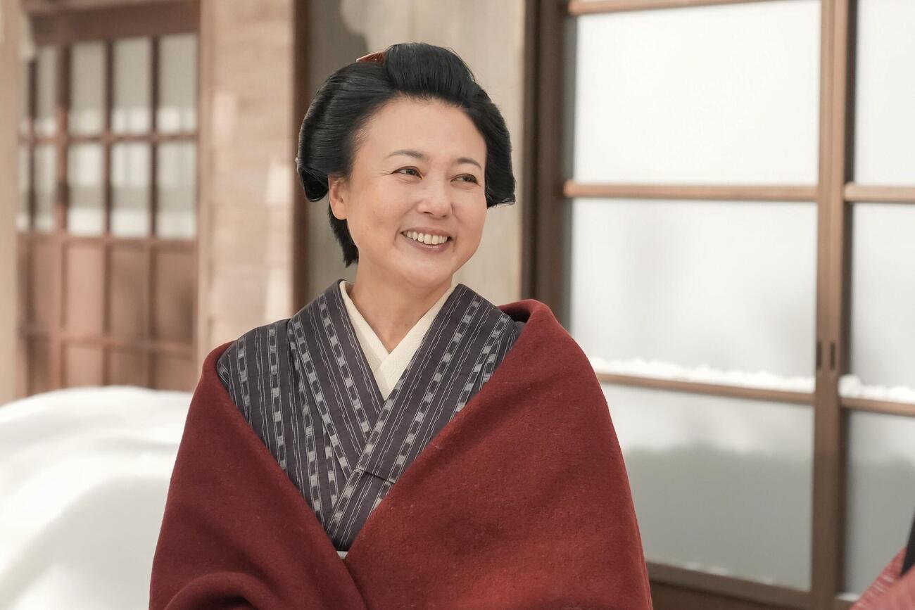 木村浪江役の杉田かおる（C）NHK