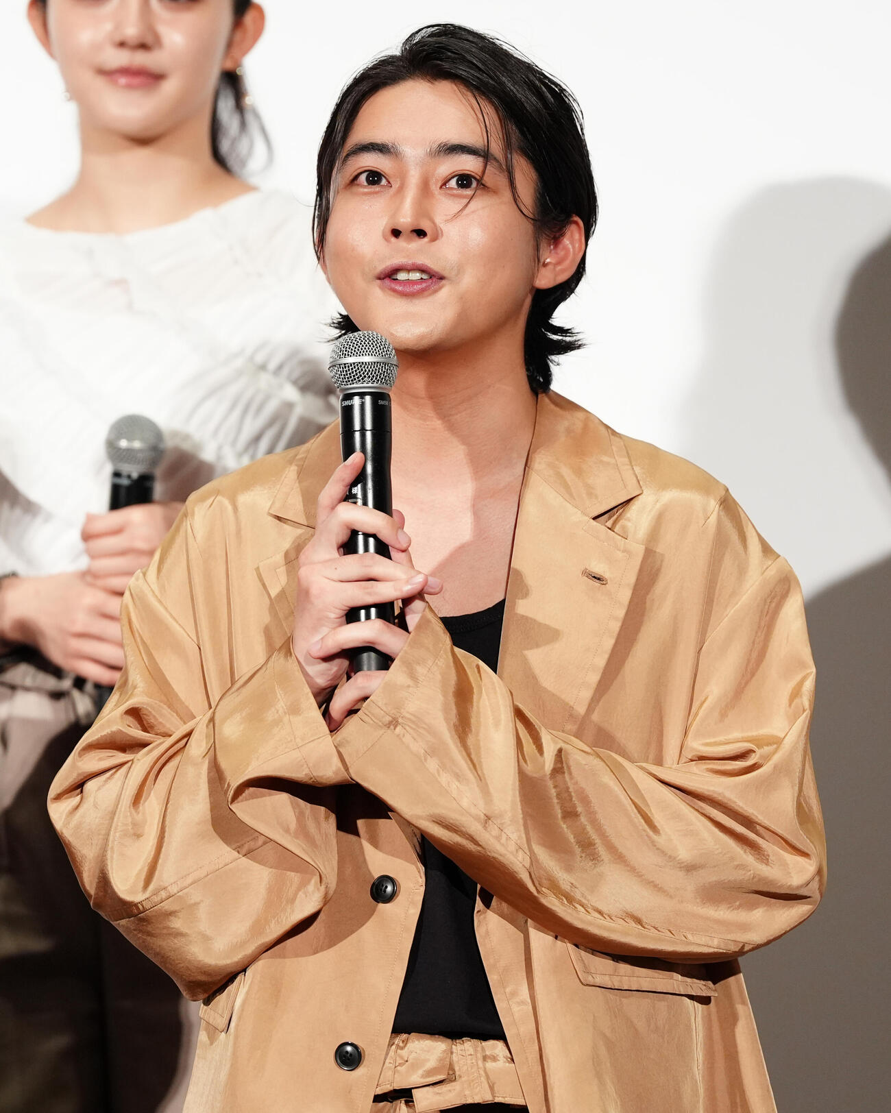 映画「マッチング　TRUE LOVE」完成披露試写会に登壇した倉悠貴（撮影・鈴木みどり）