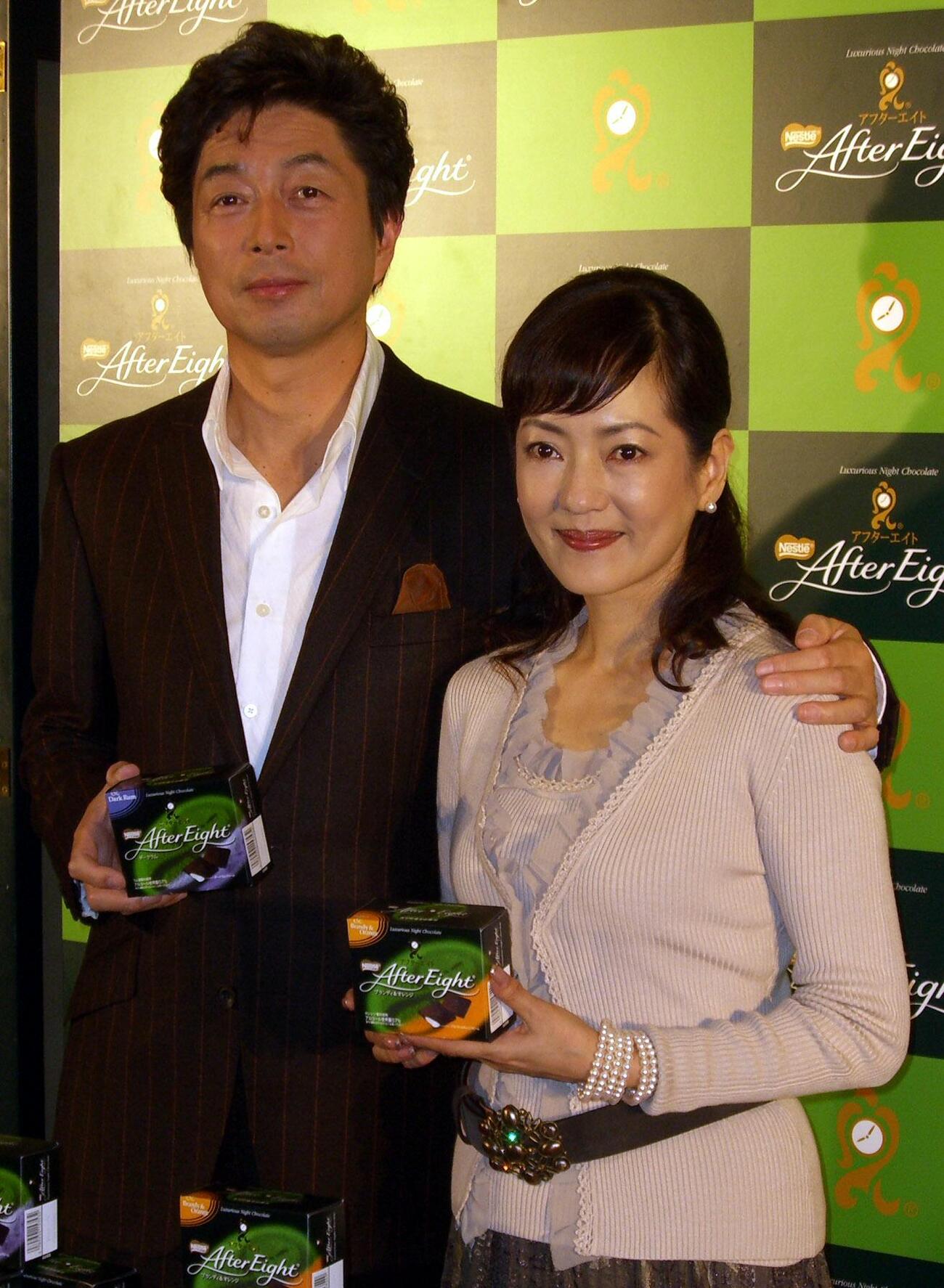 中村雅俊と五十嵐淳子さん（2006年撮影）