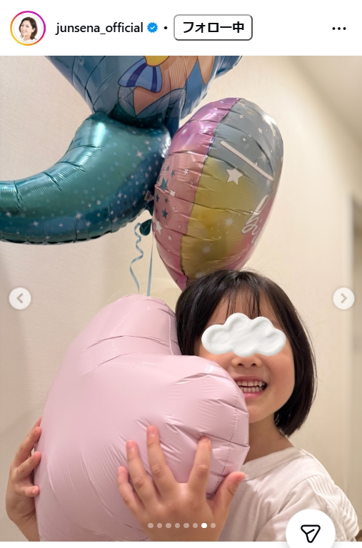 瀬奈じゅんのインスタグラムから