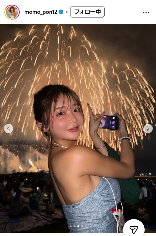 藤田もものインスタグラムから