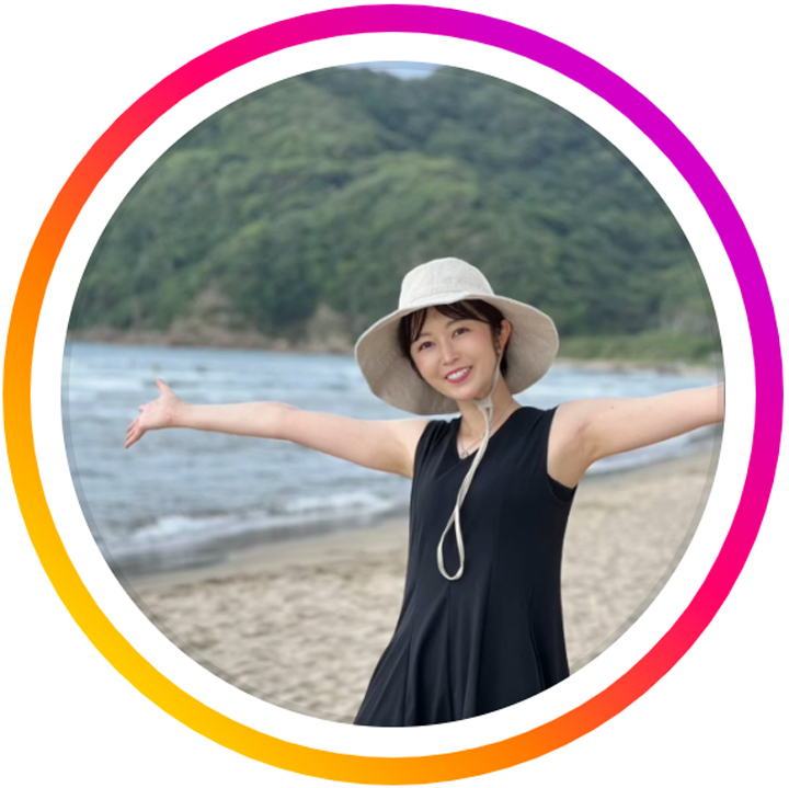 結婚した日本海テレビ中山紗希アナ（中山紗希アナのインスタグラムから）