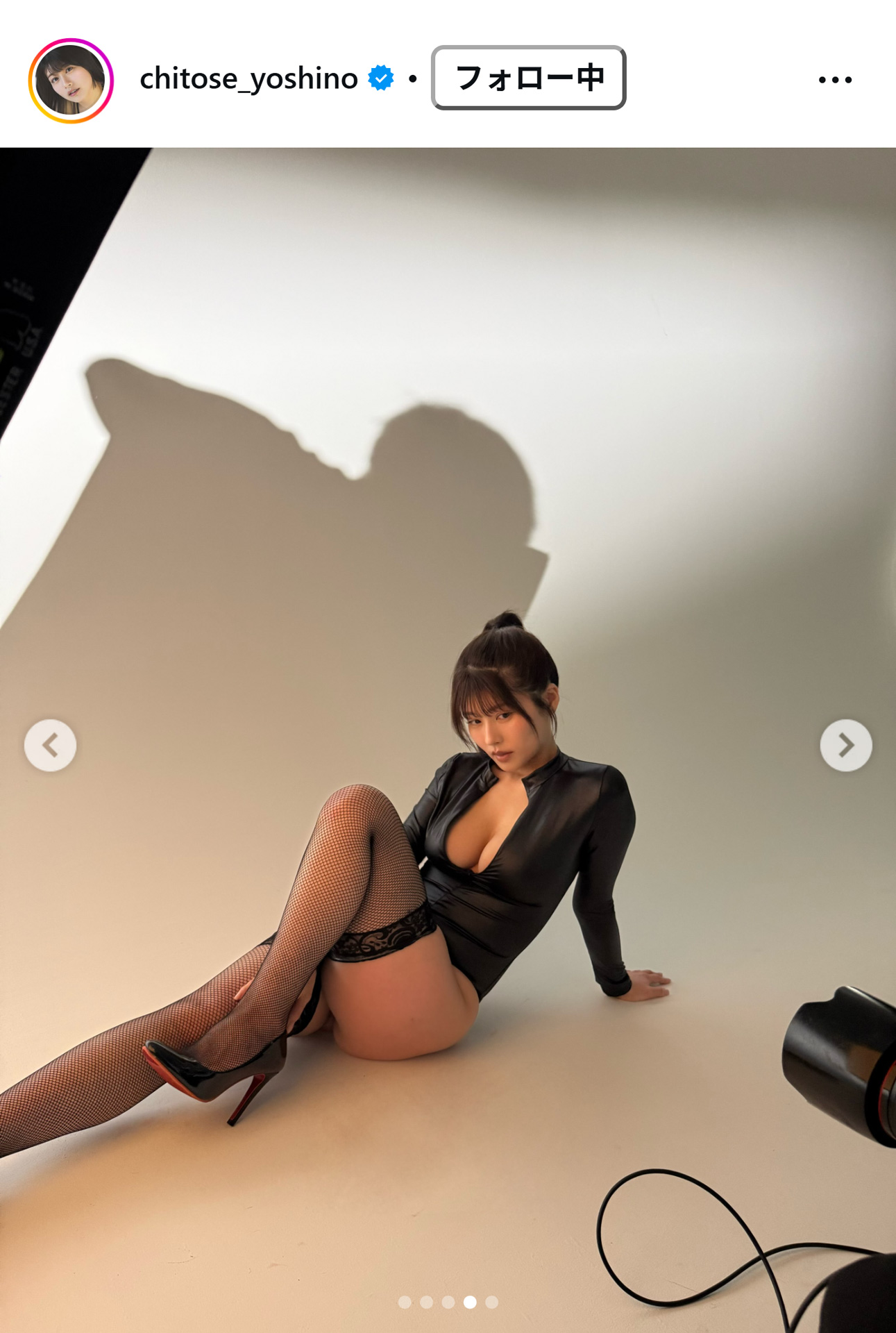 ちとせよしののインスタグラムから