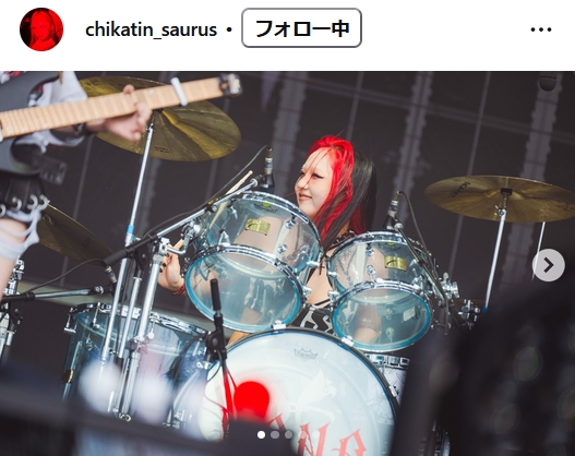 CHIKAのインスタグラムから