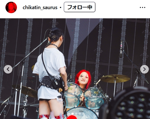 CHIKAのインスタグラムから