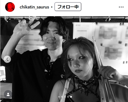 CHIKAのインスタグラムから