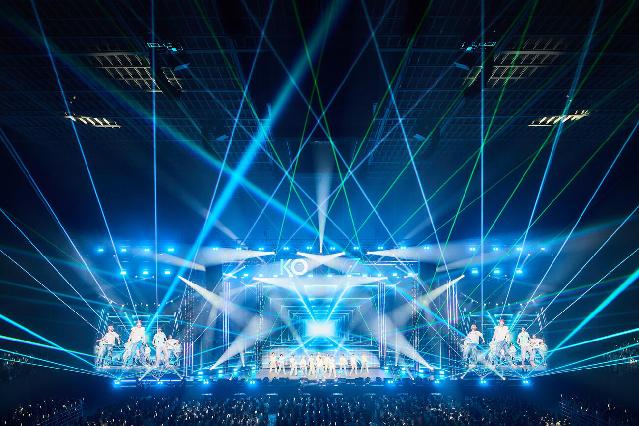 トヨタアリーナ東京で「2026 KO1KEYZ 1ST FAN MEETING」を行ったKO1KEYZ（（C）LAPONE ENTERTAINMENT提供）