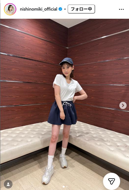 西野未姫のインスタグラムから