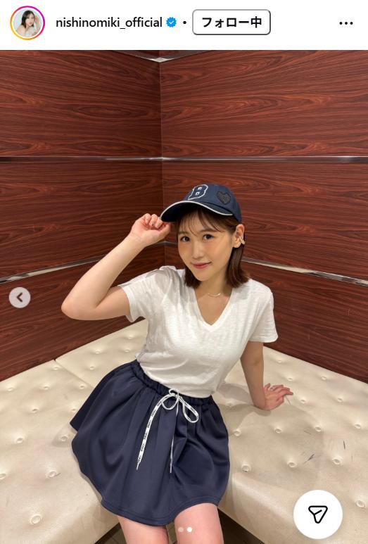 西野未姫のインスタグラムから
