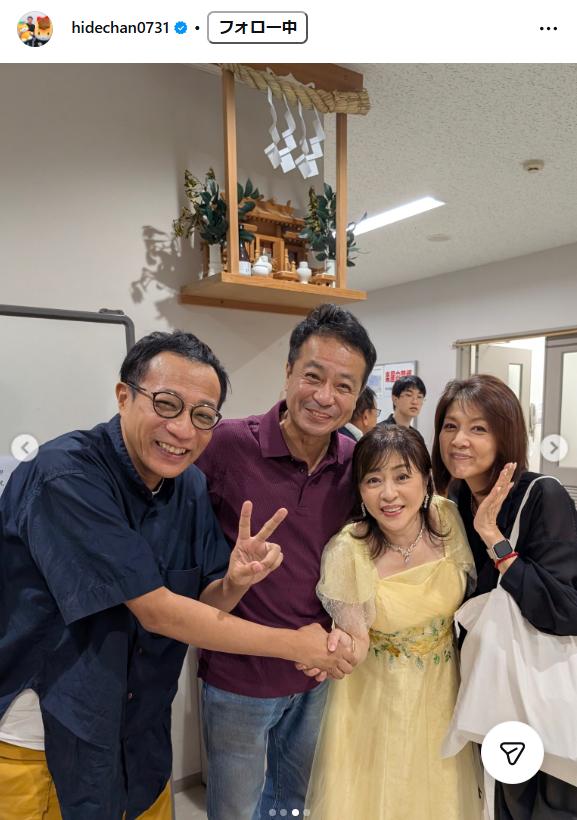 中山秀征のインスタグラムから