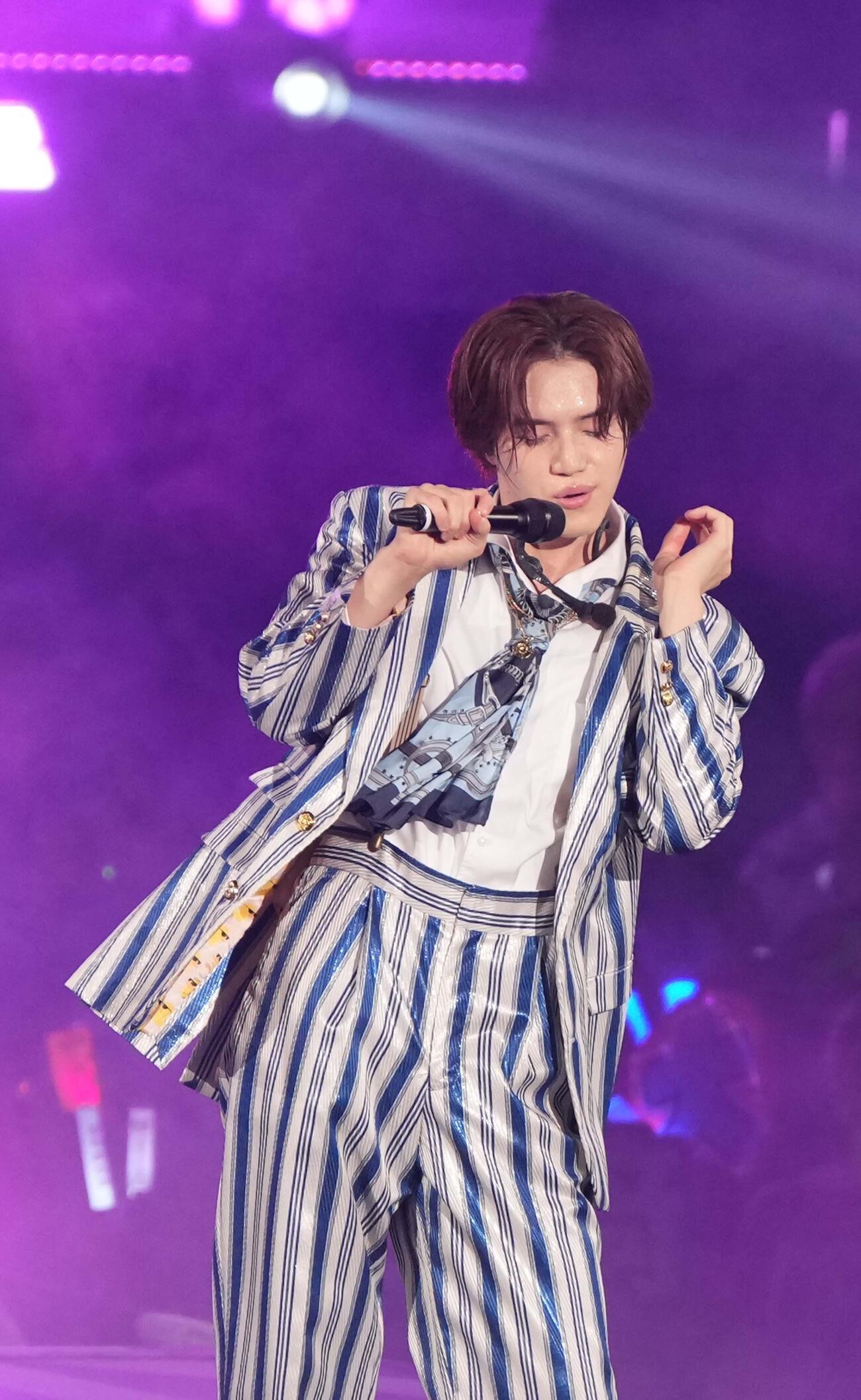 アリーナツアー2026 NEO CLASSICS有明アリーナ公演に臨むKEY TO LIT岩﨑大昇（撮影・小沢裕）