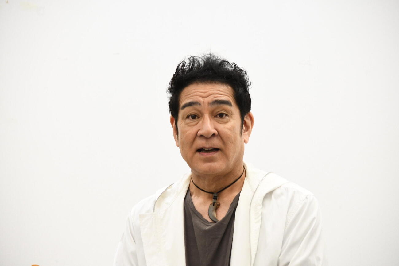 ドラマ「GTO」の取材会に出席した宇梶剛士