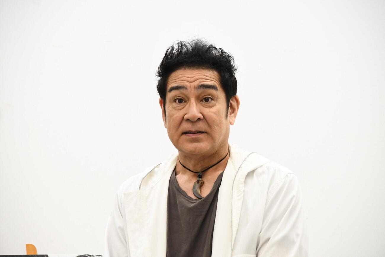 ドラマ「GTO」の取材会に出席した宇梶剛士