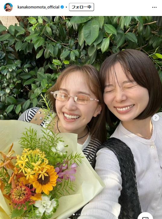 百田夏菜子のインスタグラムから