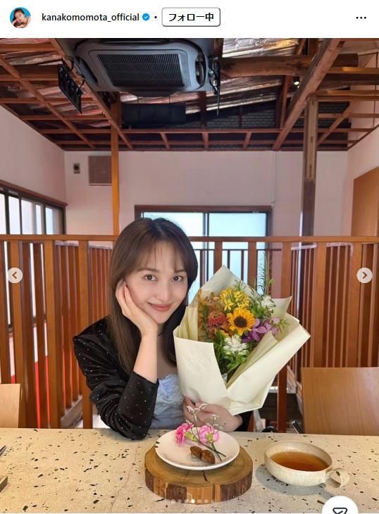 百田夏菜子のインスタグラムから