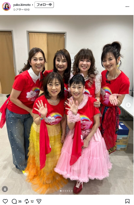 木元ゆうこのインスタグラムから