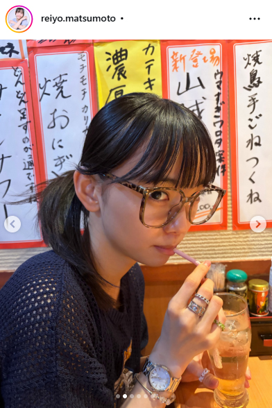 松本麗世のインスタグラムから