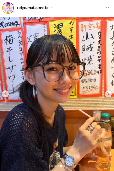 松本麗世のインスタグラムから