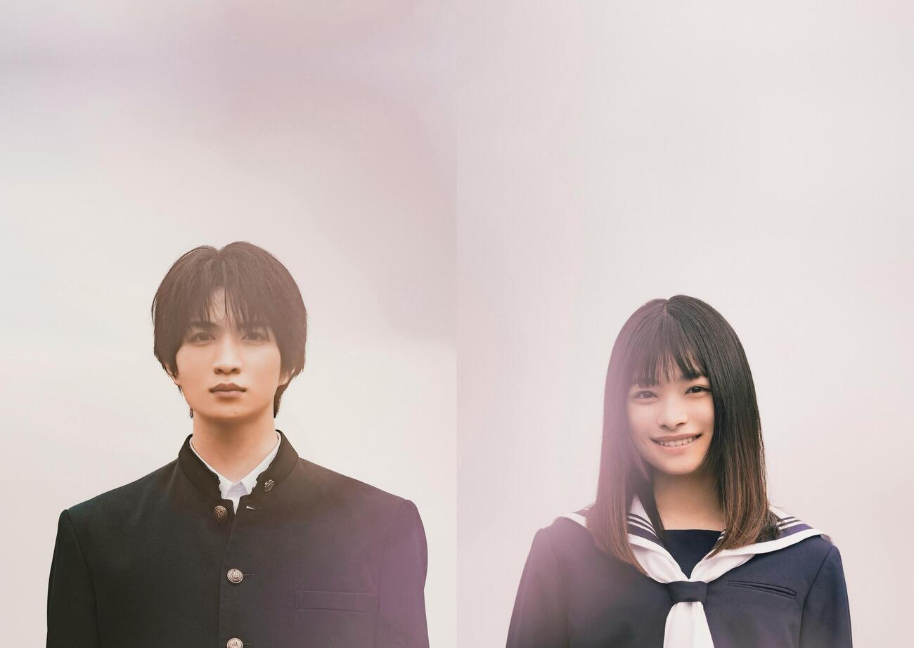 「映画1リットルの涙」の出演が発表された知念英和（左）と月島琉衣（（C）「映画1リットルの涙」製作委員会）