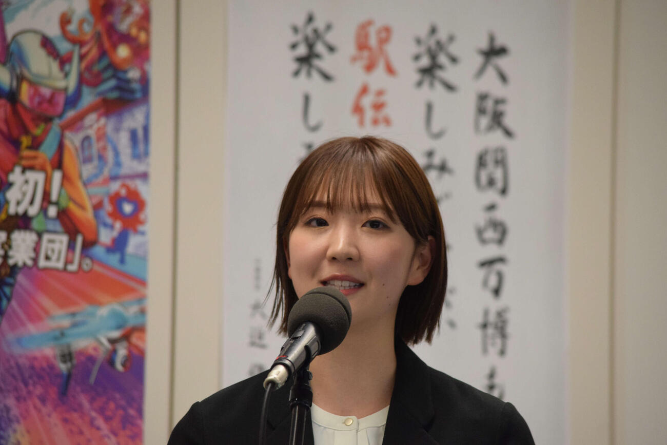 大石紗椰アナウンサー（2025年3月撮影）