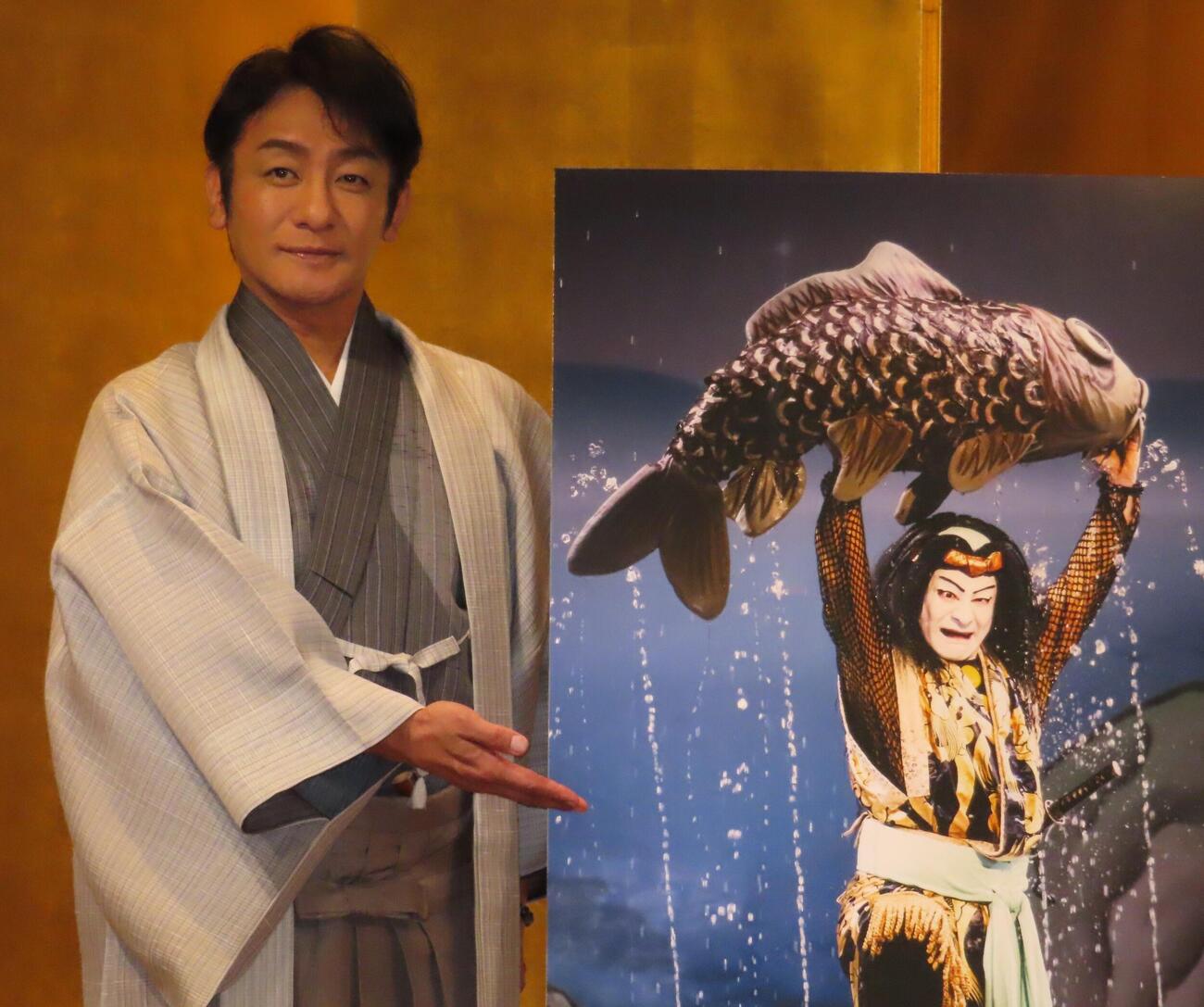 「錦秋十月大歌舞伎」の取材会に出席した片岡愛之助