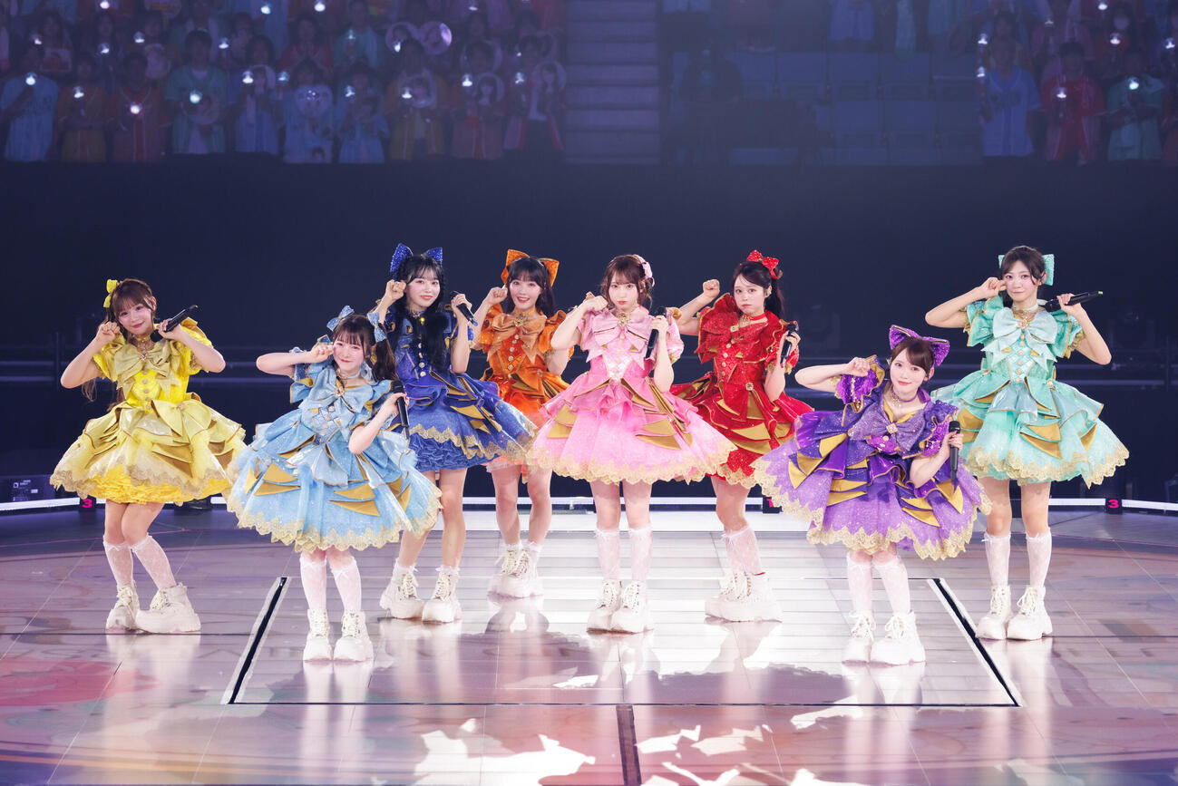 武道館公演を行ったCUTIE STREET（ヨシモリユウナ氏撮影）