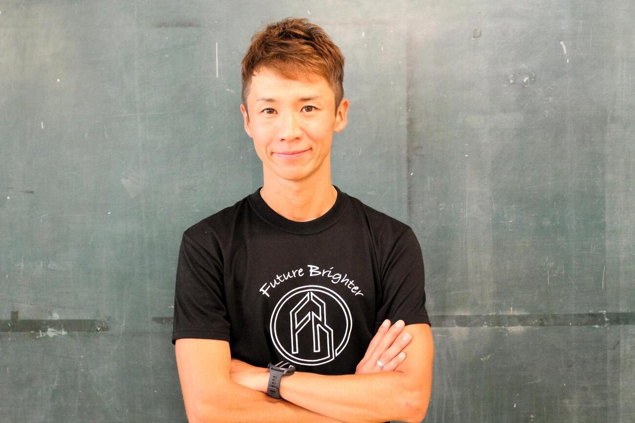 3社目のスポンサー契約が決まったランニング芸人の宇野けんたろう
