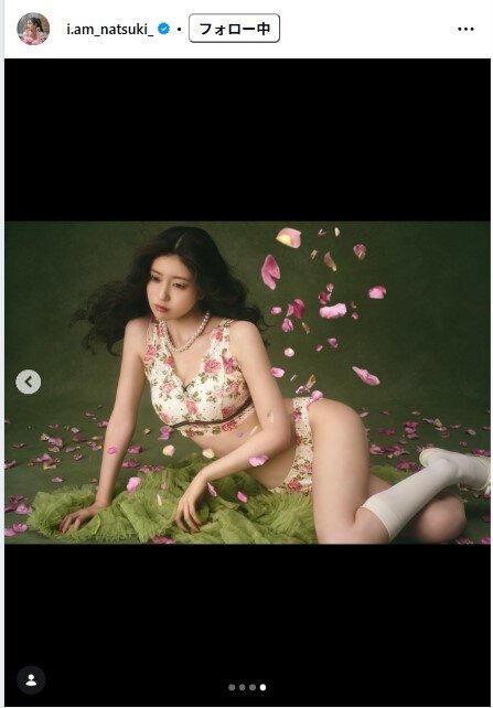 阿部なつきのインスタグラムから