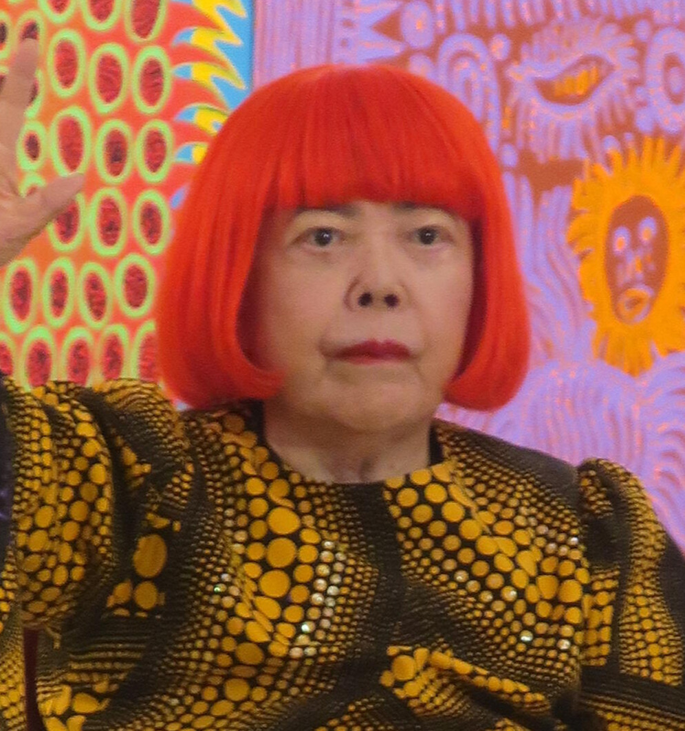 草間彌生さん（2017年2月撮影）
