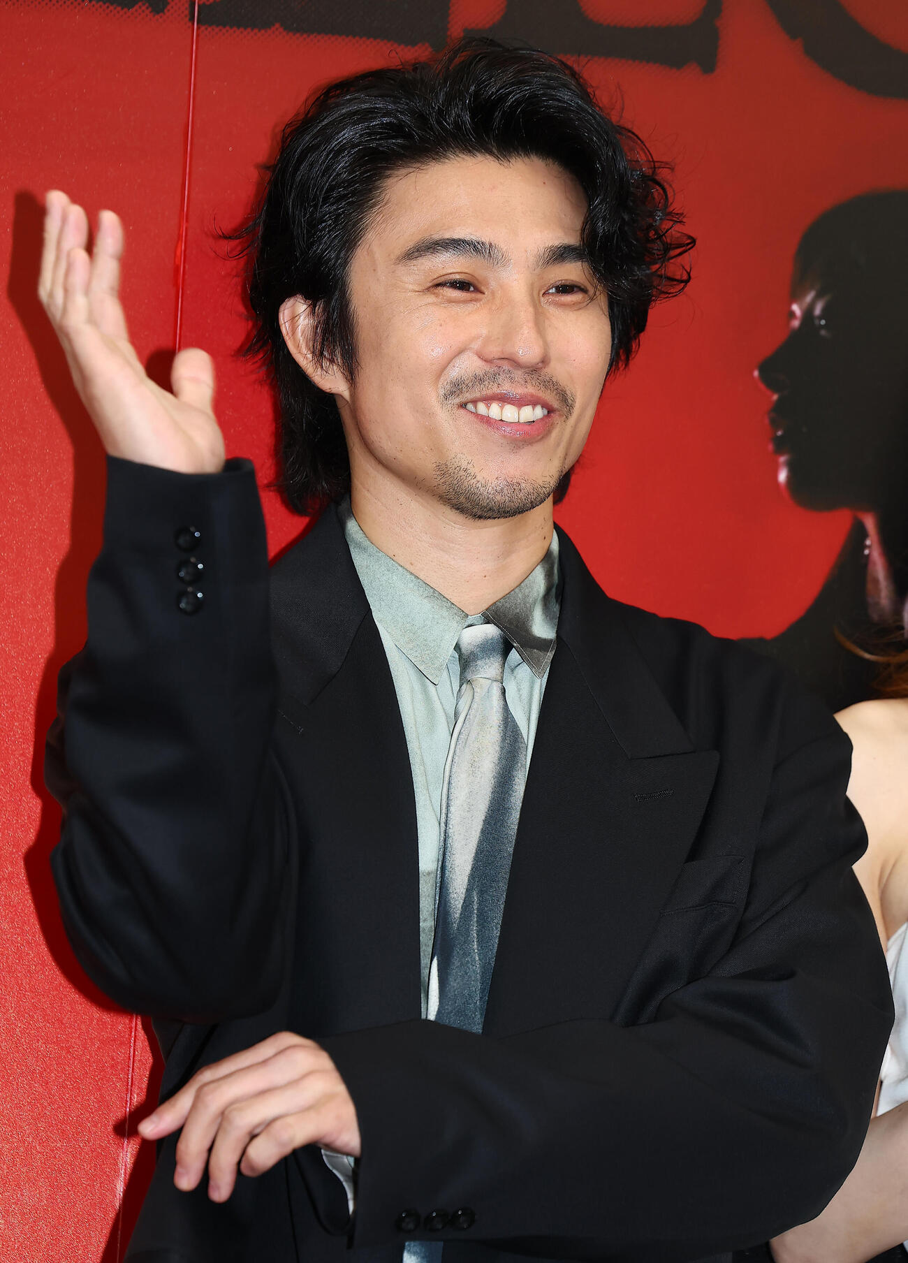 詩と音楽の光景「エレクトラ」の会見に登場した中尾明慶（撮影・野上伸悟）