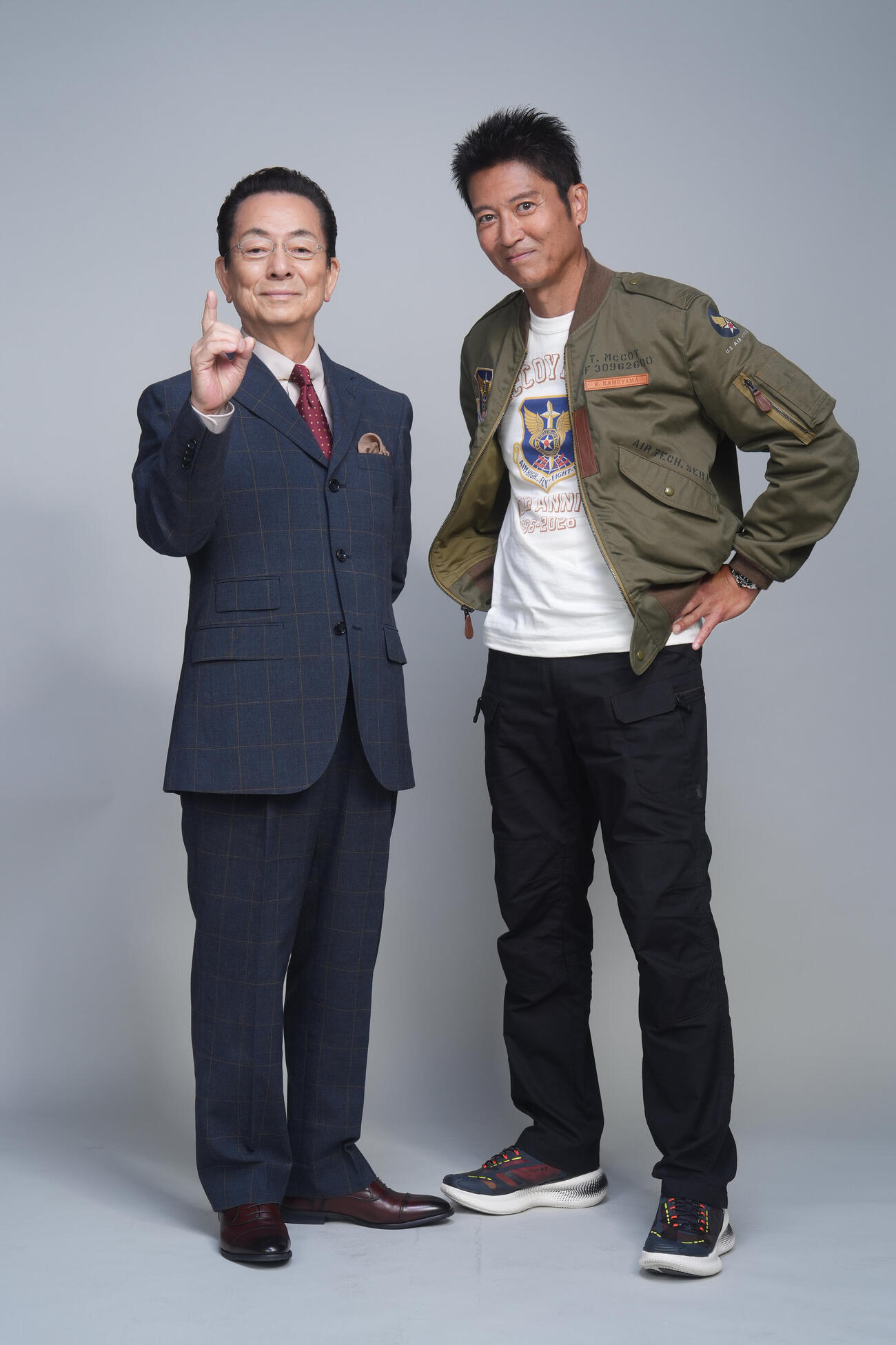 10月スタートのテレビ朝日系「相棒」season25に出演する水谷豊（左）と寺脇康文