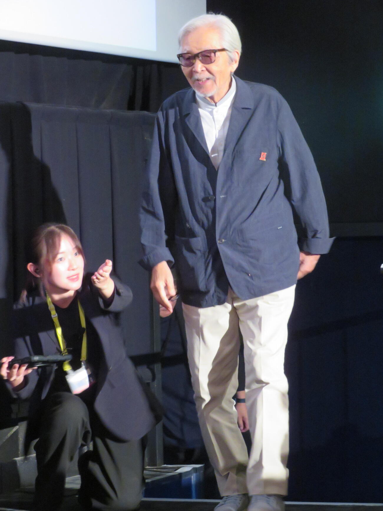 「男はつらいよ」ファン感謝祭イベントに出席した山田洋次監督（撮影・村上幸将）