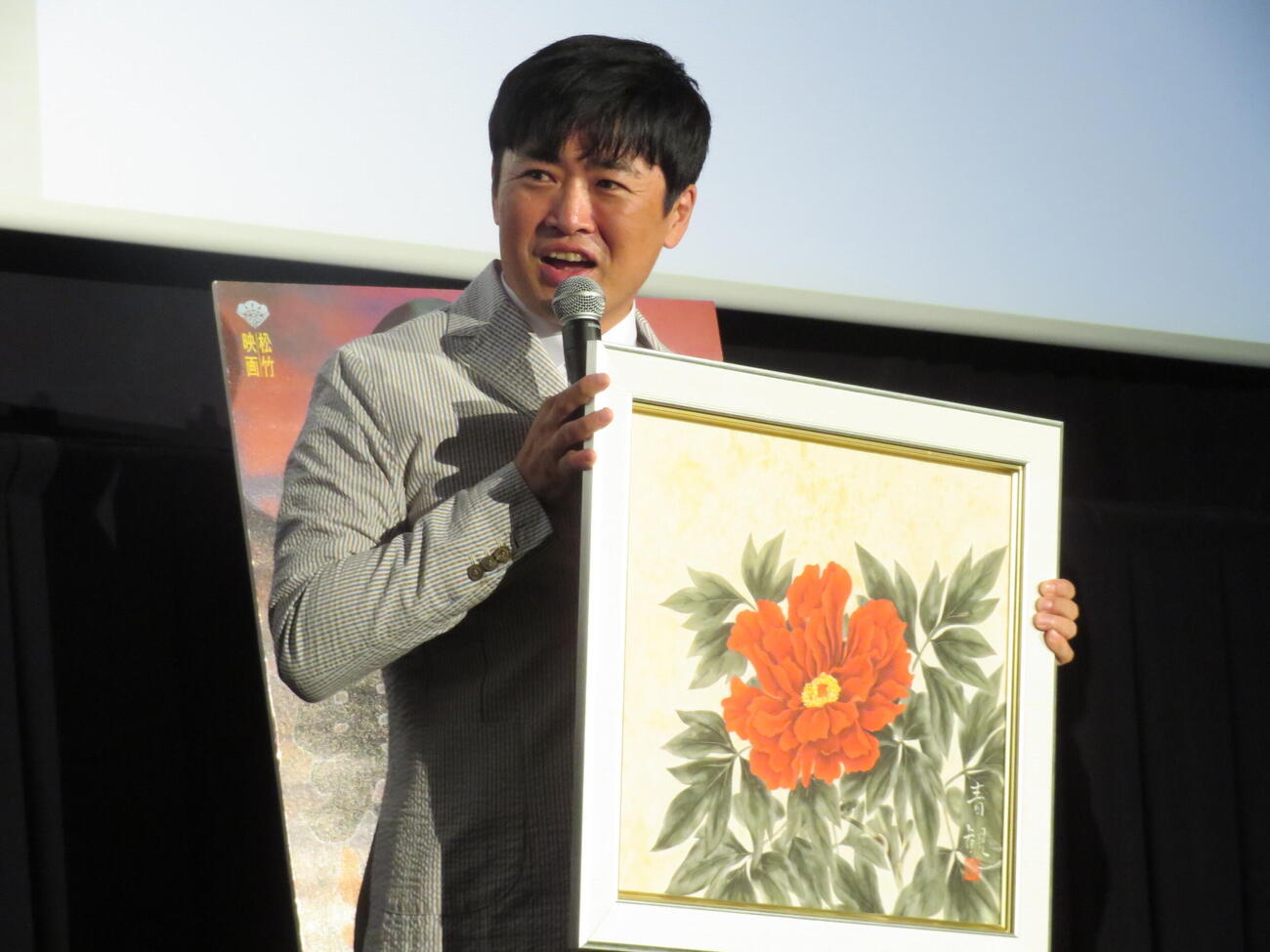 「男はつらいよ」ファン感謝祭イベントに出席した劇団ひとり（撮影・村上幸将）
