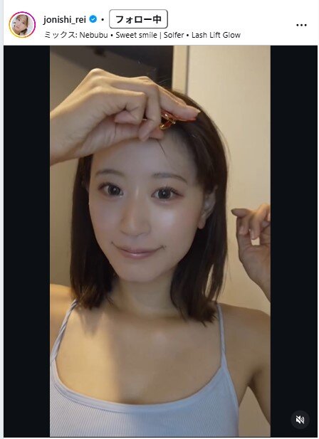 上西怜のインスタグラムから