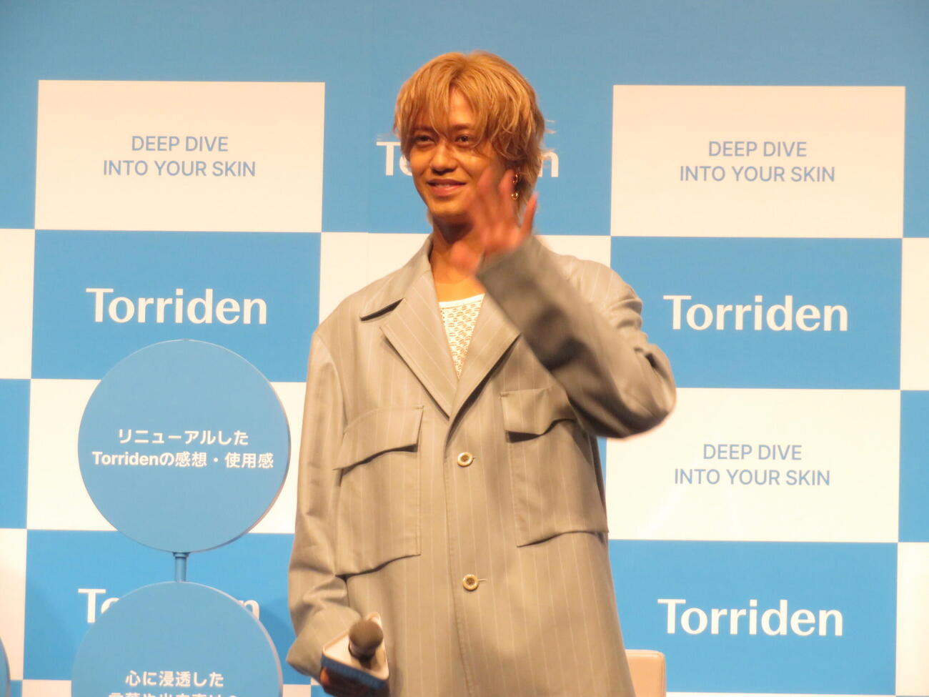 「Torridenブランドリニューアル＆新CM発表会」に登壇した髙橋海人