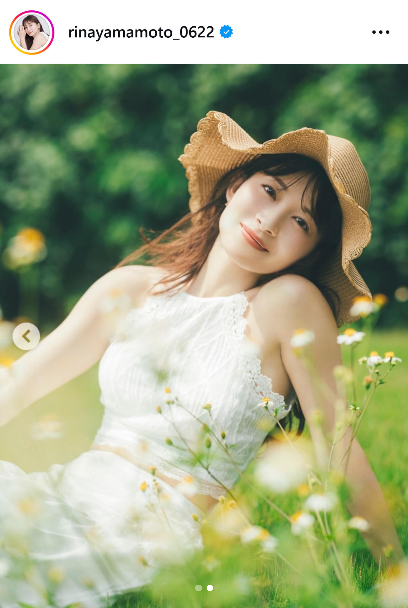 山本里菜のインスタグラムから