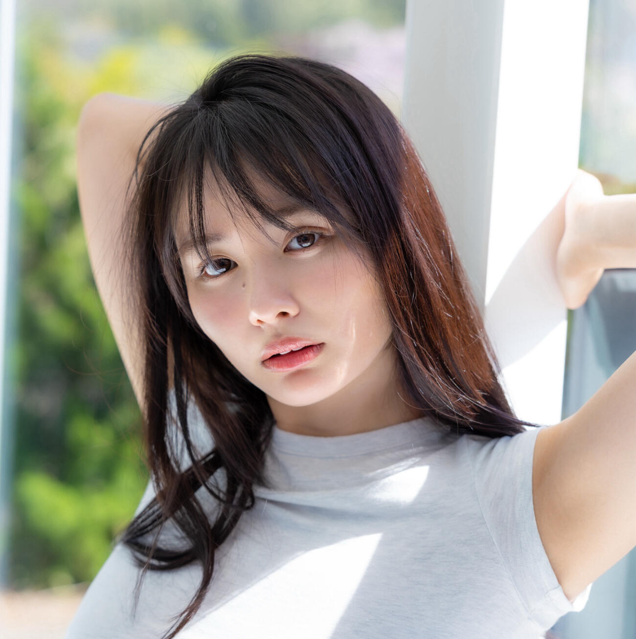 膨らみあらわなトップス姿（豊島心桜のインスタグラムから）