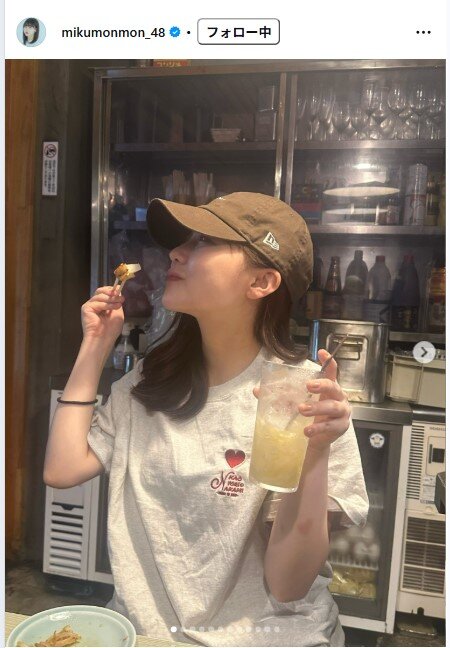 田中美久のインスタグラムから