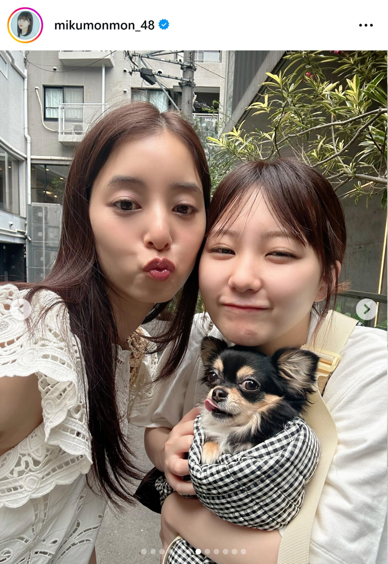 田中美久のインスタグラムから