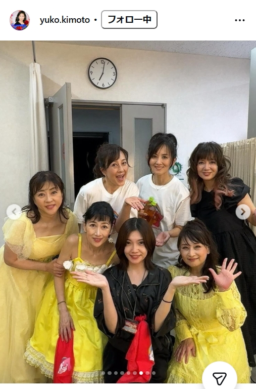 木元ゆうこのインスタグラムから