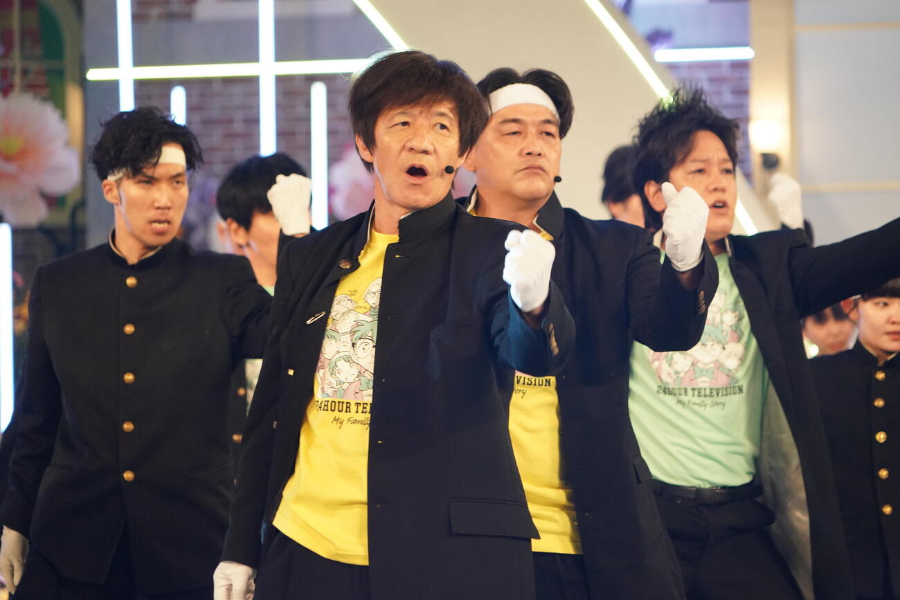 「突破応援団」ラスト応援パフォーマンスの様子（C）日本テレビ