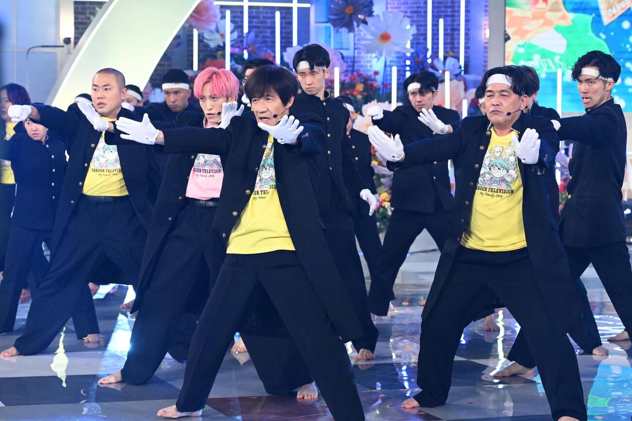 「突破応援団」ラスト応援パフォーマンスの様子（C）日本テレビ
