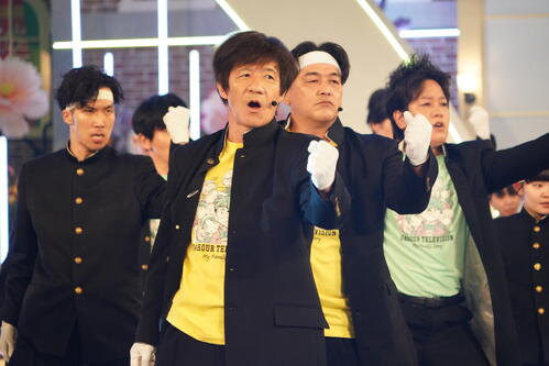内村光良「伊達ー！みんな待ってるぞ！」「突破応援団」がランナー星野真里、サンド伊達にエール