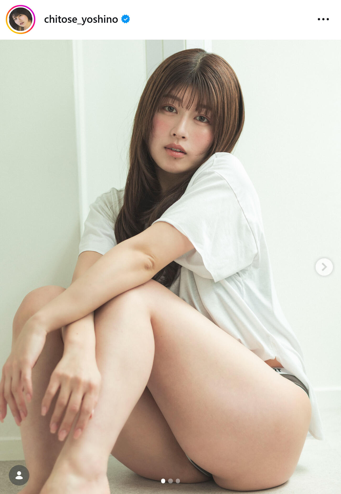ちとせよしののインスタグラムから