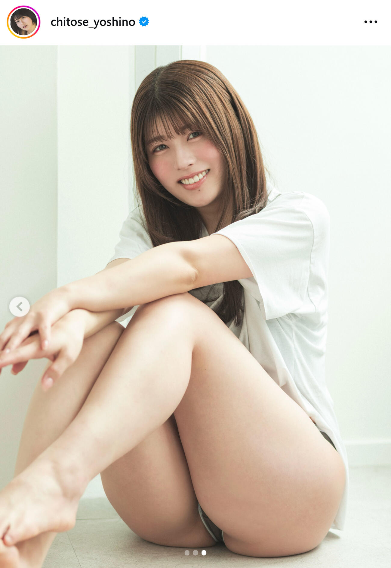 ちとせよしののインスタグラムから