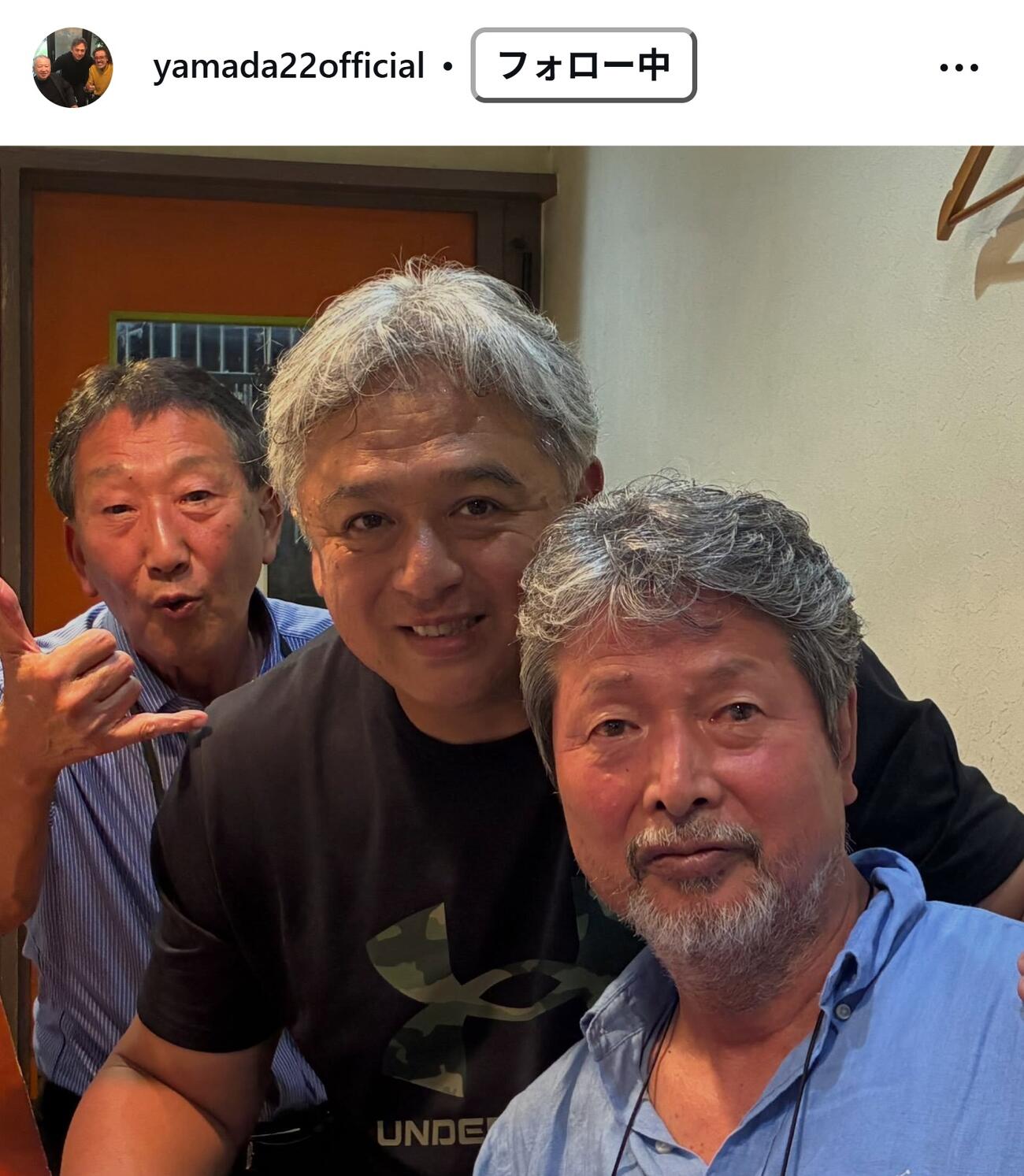 山田隆裕氏のインスタグラムから