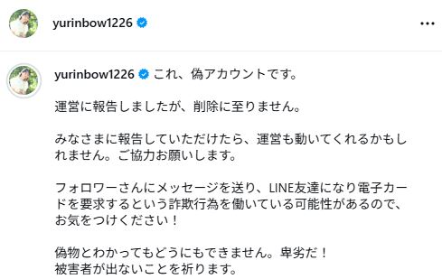 中江有里のインスタグラムから