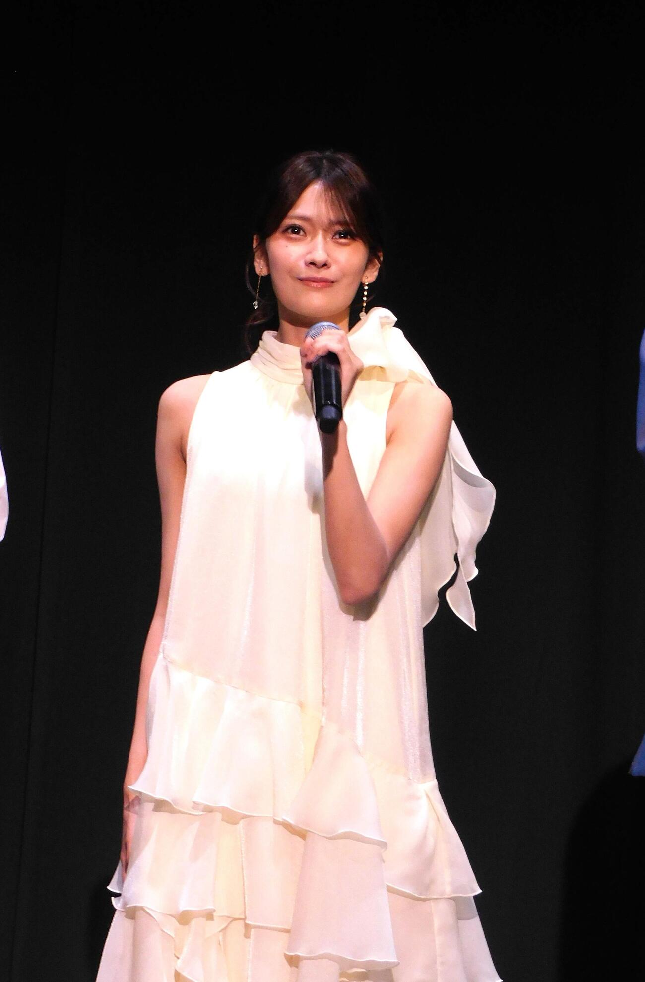 ミュージカル「秘密の花園」制作発表会見に登壇した乃木坂46奥田いろは（撮影・寺本吏輝）