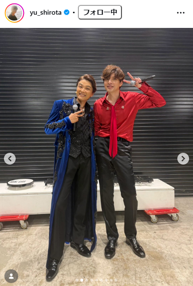 城田優のインスタグラムから